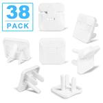 Babepai 38-Pack Child Proof Electrical Outlet Covers
