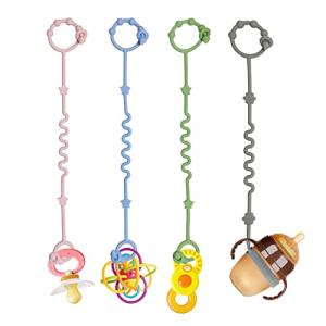 Silicone Toy Straps for Baby Accessories