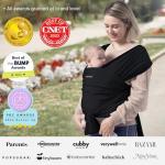 Momcozy Easy Wear Baby Wrap Carrier - Black