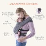 Ergobaby Embrace Soft Grey Baby Wrap Carrier