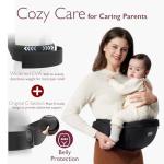 Momcozy Hip Seat Baby Carrier with 3D Belly Protector