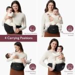 Momcozy Hip Seat Baby Carrier with 3D Belly Protector