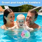 Light Up Whale Bath Toy for Toddlers 1-3