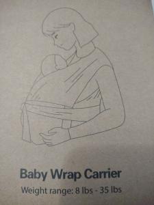 BabbleRoo Baby Wrap Carrier - Comfortable & Adjustable