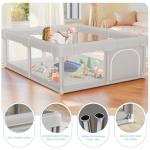 Baby Playpen with Gate for Infants and Toddlers