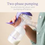 Lansinoh Manual Breast Pump with Baby Bottle