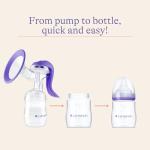 Lansinoh Manual Breast Pump with Baby Bottle