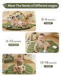 Blissful Diary Oversized Leaf Baby Play Gym