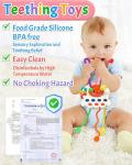 Yetonamr Silicone Pull String Teething Toy for Babies