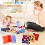 YOGINGO Soft Crinkle Tissue Box Toy for Babies