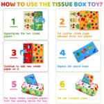 YOGINGO Soft Crinkle Tissue Box Toy for Babies