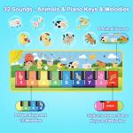 FOKI Musical Floor Piano Mat for Toddlers