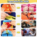 Winblo Montessori Busy Board for Toddler Boys