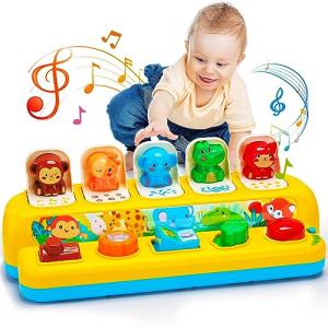 Musical Pop-Up Animal Toys for Toddlers