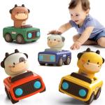 Press and Go Baby Animal Racing Car Toys