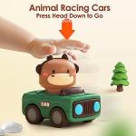 Press and Go Baby Animal Racing Car Toys