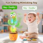 Dancing Talking Cactus Toy for Babies and Toddlers