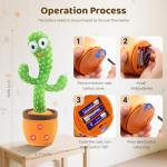 Dancing Talking Cactus Toy for Babies and Toddlers