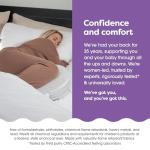 Boppy Wedge Pregnancy Pillow - Compact Support for Moms