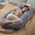 Momcozy U-Shaped Pregnancy Pillow for Comfort