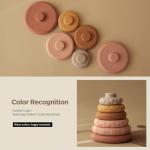 Nueplay 7-Piece Stacking and Teething Toy Set