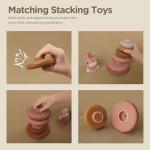 Nueplay 7-Piece Stacking and Teething Toy Set