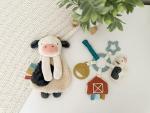 Itzy Ritzy Farm Toy Set with Cow Lovey