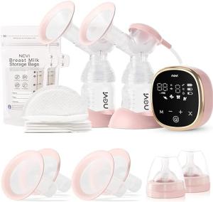 NCVI Double Electric Breast Pump with Storage Bags