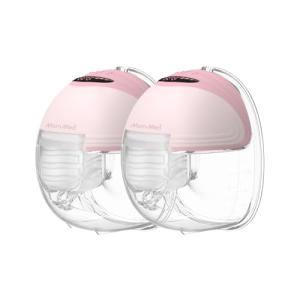 MomMed Hands-Free Electric Breast Pump - Pink