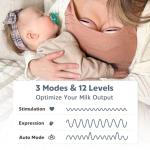 MomMed Hands-Free Electric Breast Pump - Pink