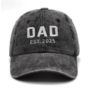First-Time Dad Adjustable Baseball Cap - Est 2025