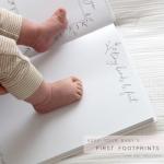 Modern Minimalist Baby Memory Book - Milestone Keepsake
