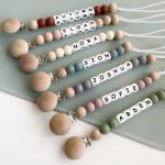 Personalized Silicone Pacifier Clip for Baby