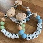 Personalized Silicone Pacifier Clip for Baby
