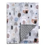Soft Unisex Baby Blanket with Fox Design, 30x40inch