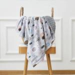 Soft Unisex Baby Blanket with Fox Design, 30x40inch