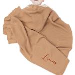 Custom Organic Cotton Baby Blanket with Name
