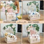 Customizable Wooden Baby Shower Crate and Basket