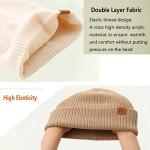 2 Pack Soft Knit Winter Beanies for Baby Boys