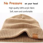 2 Pack Soft Knit Winter Beanies for Baby Boys