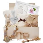 Deluxe Newborn Gift Set with Keepsakes and Blanket