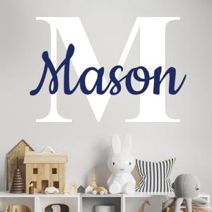 Personalized Name Vinyl Wall Decal for Nursery