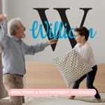 Personalized Name Vinyl Wall Decal for Nursery