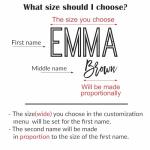 Personalized Wooden Name Signs for Nursery Decor