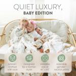 Organic Cotton Muslin Baby Blanket for Swaddling