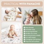 Organic Cotton Muslin Baby Blanket for Swaddling