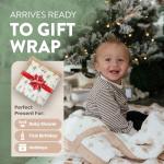 Organic Cotton Muslin Baby Blanket for Swaddling