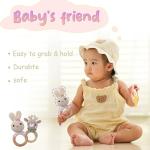 Personalized Wooden Baby Rattle with Name