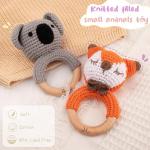 Personalized Wooden Baby Rattle with Name