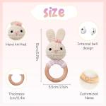 Personalized Wooden Baby Rattle with Name